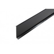 Aliuminės grindjuostės LP59 (250x5.9x1.0)cm. juodos